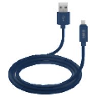POLO szilikon kábel microUSB 1m kék (TECABLPOLOMICUSBB)