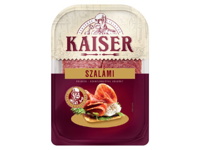 Kaiser szeletelt szalámi, kolbász vagy dán szalámi