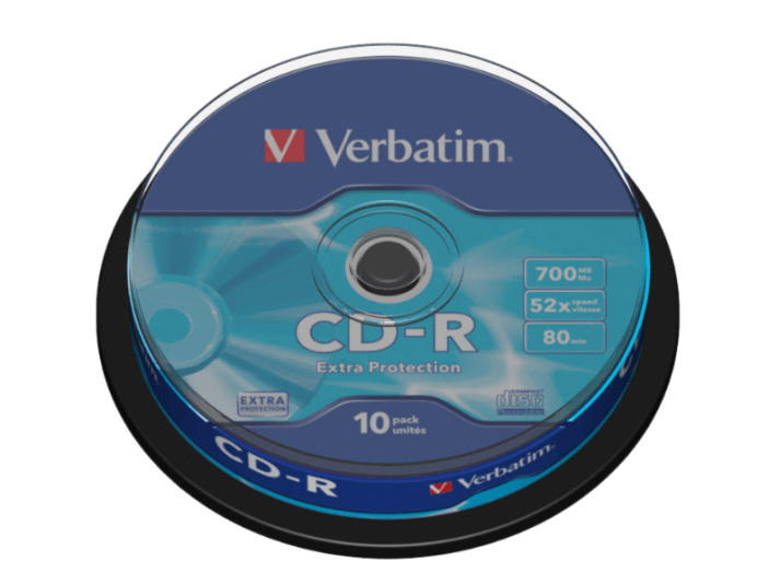 CD-R lemez 700 MB 52x, 10db hengeren, DataLife