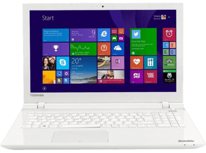 Satellite L50-C-14T fehér notebook (15,6"/Core i3/4GB/1TB/Windows 8.1)