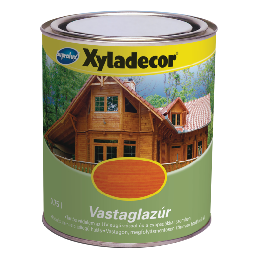 SUPRALUX XYLADECOR VASTAGLAZÚR      0,75L, FENYŐ, OLDÓSZERES