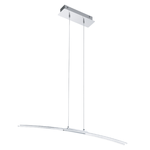 LASANA LED F]GGESZTÉK 30W 2500LM 90X110CM 3000K ACÉL/MŰA.