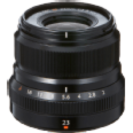 XF 23 mm f/2 R WR fekete objektív