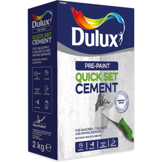 DULUX PRE-PAINT QUICK SET. CEMENT 2KG (2×1KG)