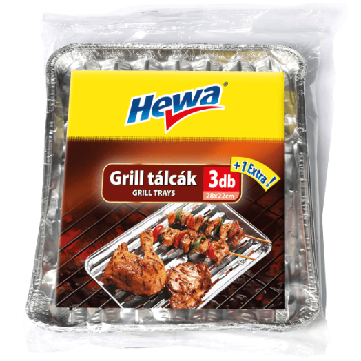 HEWA GRILL ALUTÁLCA 3+1DB-OS