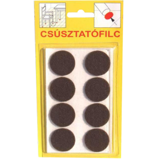 CSÚSZTATÓFILC 35MM, 3132            FEKETE, ÖNTAPADÓS