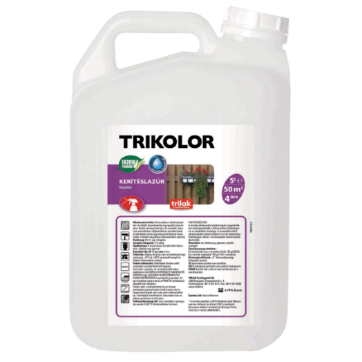 TRIKOLOR KERÍTÉSLAZÚR 5 L TEAK      5 LITER (R:282913)