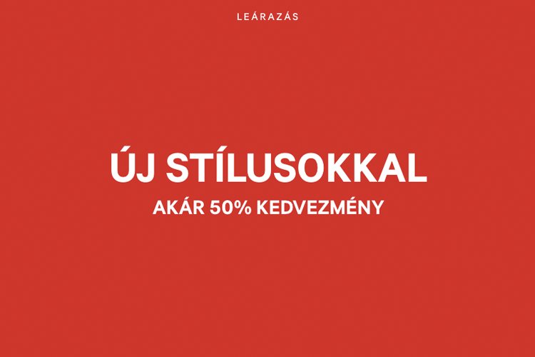 Nyári darabok akár 50% kedvezménnyel a H&M-nél!