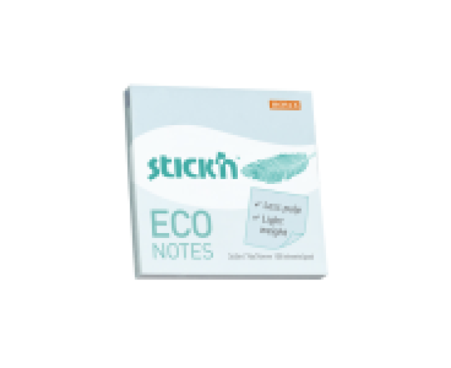 Stick'N Eco Note jegyzettömb 76x76mm 100lap pasztel kék