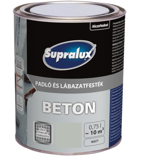 SUPRALUX BETON PADLÓ ÉS LÁBAZAT-