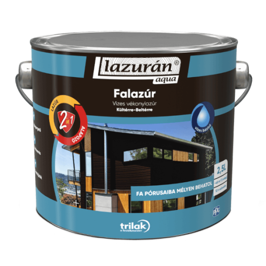 LAZURÁN AQUA FALAZÚR 2IN1 2,5L SZINTELEN