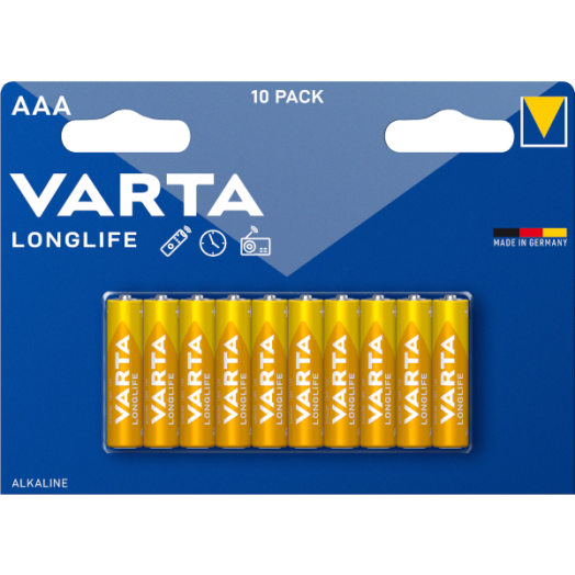 VARTA LONGLIFE BL10 MIKRO/ AAA LR03 ELEM