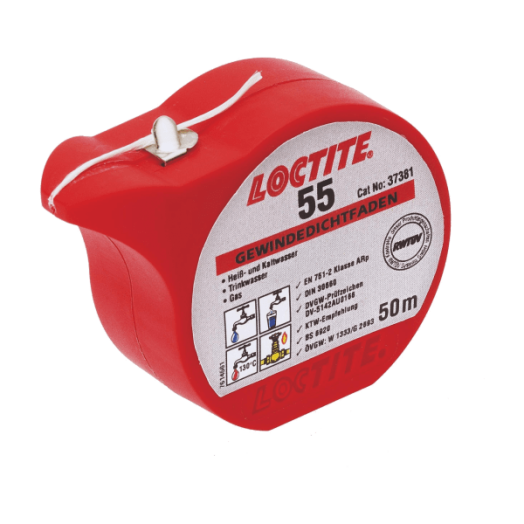 LOCTITE 55 CSŐMENETTÖMÍTŐ ZSÍNÓR 50M/DB