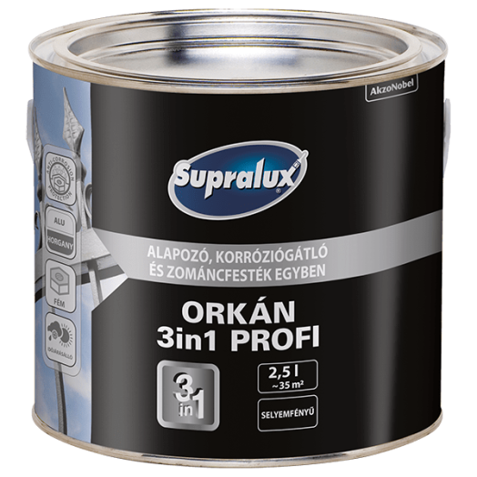 SUPRALUX ORKÁN 3in1 PROFI RAL9003 JELÖLŐFEHÉR 2,5L