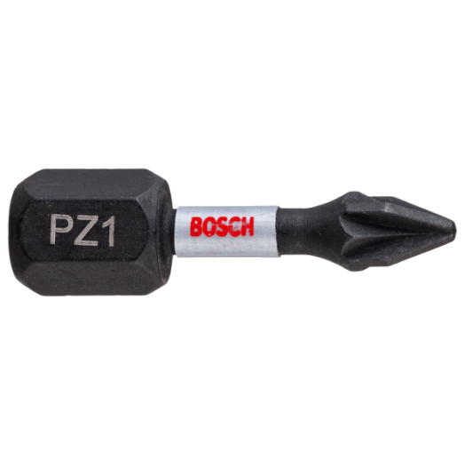 CSAVAROZÓBIT PZ1 25MM 2DB/CSOMAG BOSCH IMPACT CONTROL