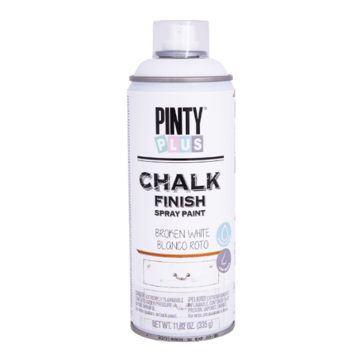 PINTY PLUS CHALK KRÉTA FESTÉK SPRAY 400ML CK788 TÖRT FEHÉR