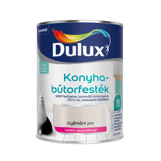 DULUX SIMPLY REFRESH KONYHABÚTOR FESTÉK 0,75L GYÉMÁNT POR