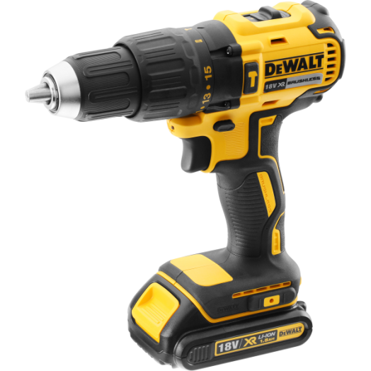 DEWALT AKKUS FÚRÓ-CSAVAROZÓ 18V XR +2 AKKU ÉS TÖLTŐ+ TSTAK KOFFER