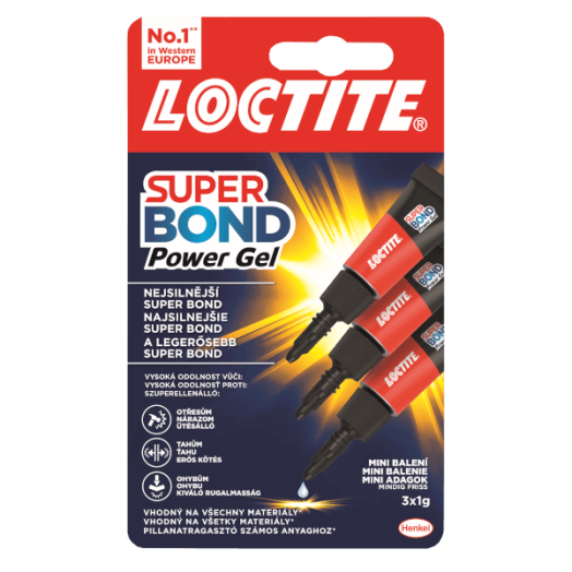 LOCTITE SUPER ATTAK POWER FLEX MINI TRIÓ GÉL 3X1G PILLANATRAGASZTÓ