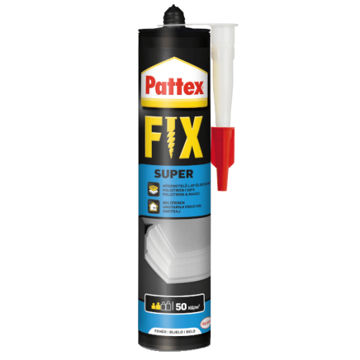 PATTEX SUPER FIX ÉPÍTÉSI RAGASZTÓ 400G DISZPENZIÓS ALAPÚ