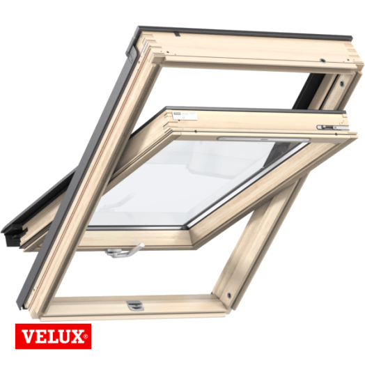 VELUX TETŐTÉRI ABLAK 78X98CM GZLMK041051B ALSÓ KILINCCSEL