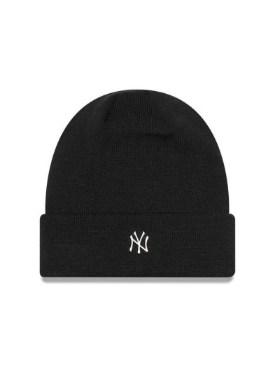 METALLIC BADGE CUFF BEANIE NY YANKEES