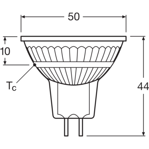 LED DIM SPOT MR16 50 GU5.3 MELEG 621LM 7,8W