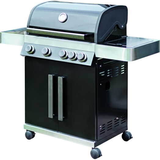 RECKMANN GÁZGRILL 4 ÉGŐS, 69X45CM SÜTŐFELÜLET, 4X3,5KW, HŐMÉRŐVEL