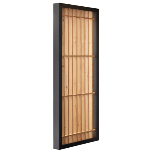 GUTTA OLDALFAL BS TIMBER-LINE ELŐTETŐHÖZ 220X90X12,5 CM RAL 7016FS