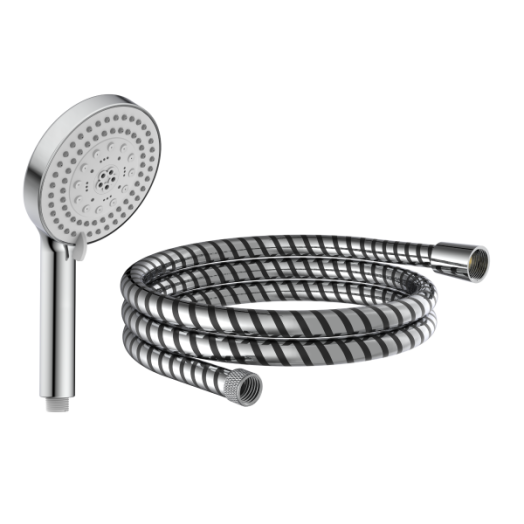 EISL STORM ZUHANYSZETT, 8 FUNKCIÓ, 150CM-ES GÉGECSŐ, KRÓM-FEKETE