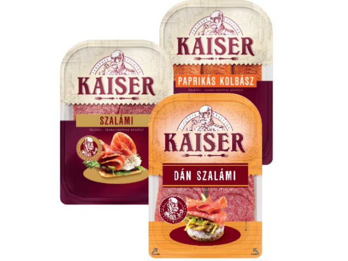 Kaiser szeletelt szalámi, kolbász vagy dán szalámi - ár, vásárlás ...