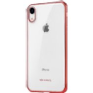 iPhone XS/X ultravékony áttetsző szilikon piros tok (3X2C3203B)