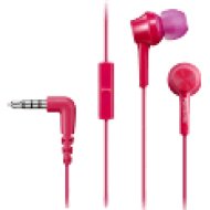 RP-TCM115E-P  fülhallgató mikrofonnal, pink