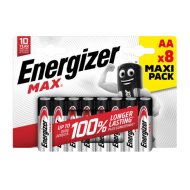 ENERGIZER MAX ALKÁLI CERUZA ELEM AA 8DB/CSOMAG