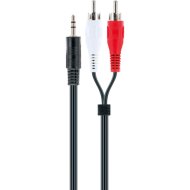 SCHWAIGER AUDIO ADAPTAERKÁBEL 1X3,5MM JACK DUGÓ, 2XRCA DUGÓ 1,5M FEKETE