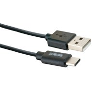 SCHWAIGER USB-C/USB-A SZINKRON- ÉS TÖLTŐKÁBEL IP44 2M FEKETE