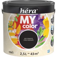 HÉRA MY COLOR BELTÉRI SZÍNES FALFESTÉK 2,5L KIS FEKETE