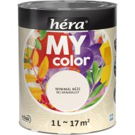 HÉRA MY COLOR BELTÉRI SZÍNES FALFESTÉK 1L, MINIMÁL BÉZS