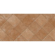 FLOWLESS MOSAIC COTTO FALI CSEMPE 30X60CM, 0,9M2/CSOMAG, BARNA