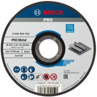 BOSCH VÁGÓTÁRCSA FÉMHEZ 115X1,6MM A 60 T BF