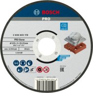 BOSCH VÁGÓTÁRCSA BETONHOZ 125X22,23X3MM EGYENES