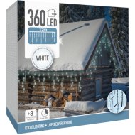 FÉNYFÜZÉR KÜLTÉRI 360 LED, HIDEG FEHÉR, LED TÁVOLSÁG: 15CM