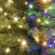 SOMOGYI CHRISTMAS LIGHTING FÉNYFÜZÉR DUAL COLOR 200 LED MELEG FEHÉR/SZÍNES 14M