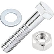 HATLAPFEJŰ CSAVAR 6X20MM, 4DB-OS     + ANYA + ALÁTÉT, INOX