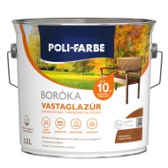 POLI-FARBE BORÓKA OLDÓSZERES VASTAGLAZÚR 2,5L LB03 MANDULA