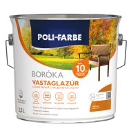 POLI-FARBE BORÓKA OLDÓSZERES VASTAGLAZÚR 2,5L LB02 FENYŐ