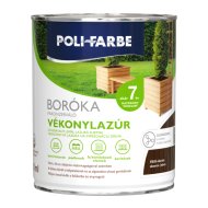 POLI-FARBE BORÓKA OLDÓSZERES FAKONZERVÁLÓ VÉKONYLAZÚR 0,75L FB09 ÉBENFA