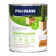 POLI-FARBE BORÓKA OLDÓSZERES FAKONZERVÁLÓ VÉKONYLAZÚR 0,75L FB02 VILÁGOS TÖLGY