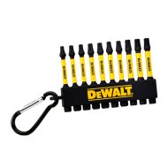 DEWALT BITKÉSZLET 10 DB-OS KULCSTARTÓN TORX