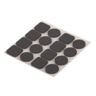 SUKI AJTÓÜTKÖZŐ ÖNTAPADÓS 20X20MM FEKETE 16DB/CSOMAG